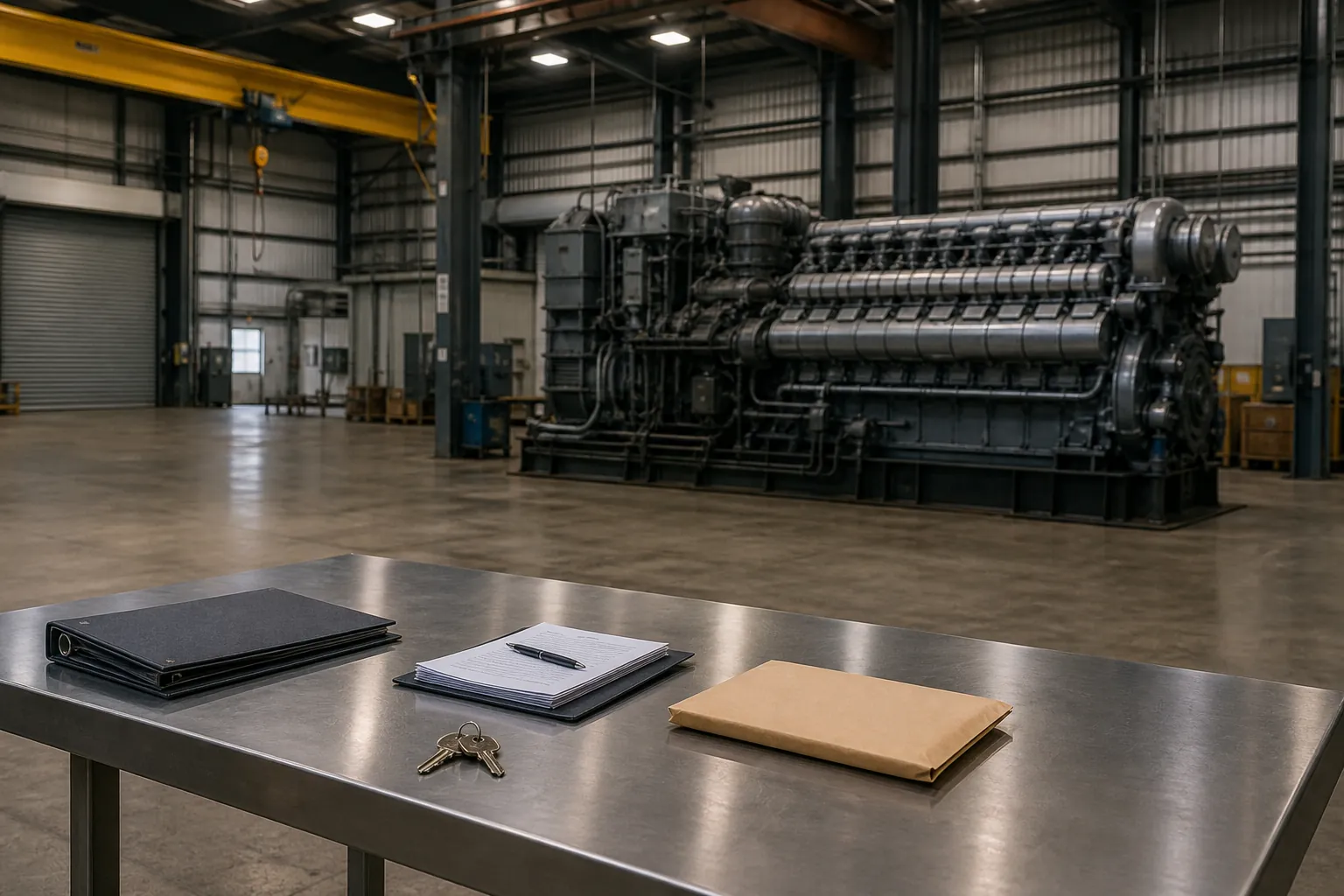 Industrial engine handled through deal completion